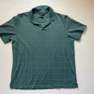 Van Heusen Green Striped Polo Shirt